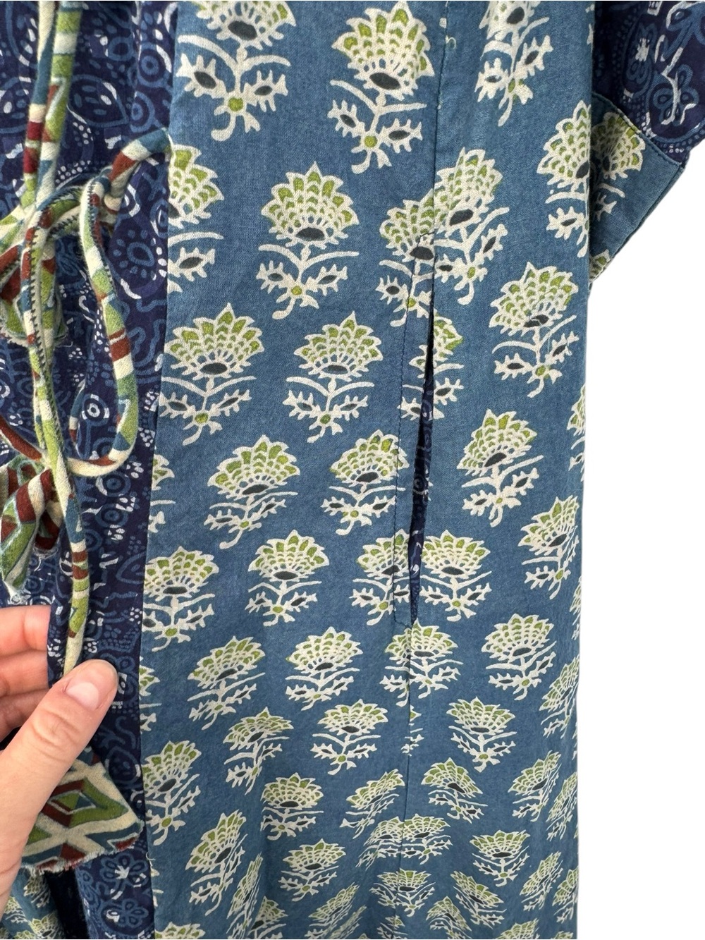 April Cornell Wrap Jacket Duster Lagenlook Boho Dress L - Picture 5 of 6